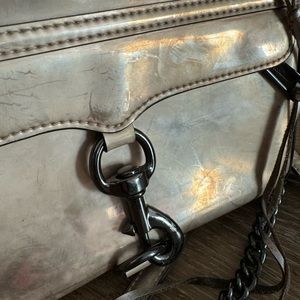 Rebecca Minkoff metallic Mini M.A.C Bag